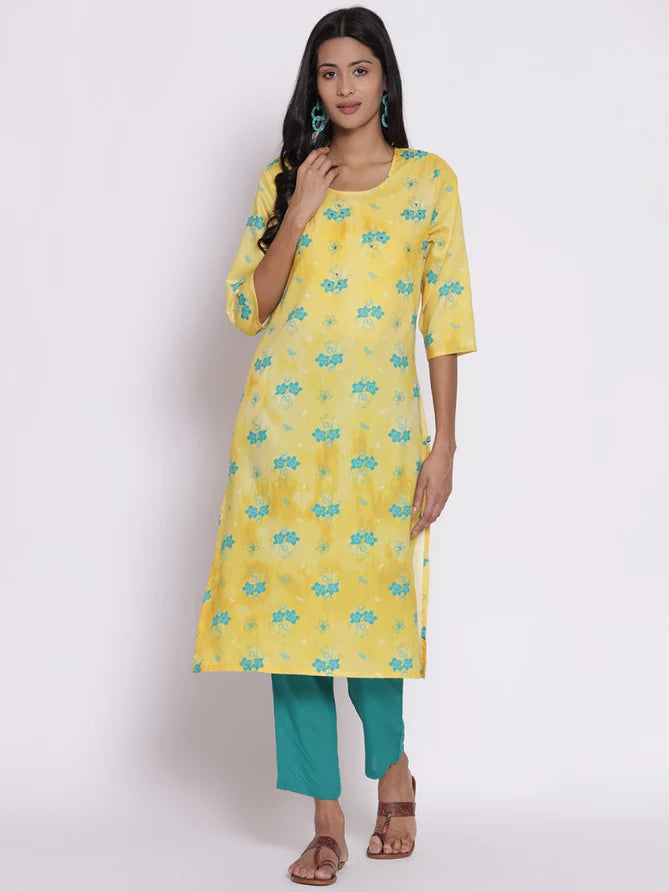 printed kurta for woman