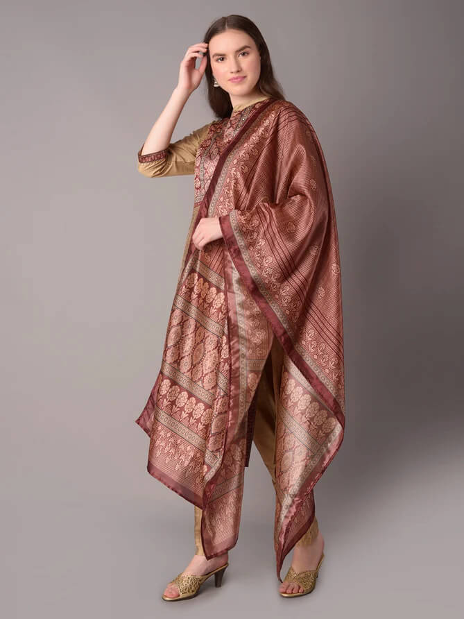 ethnic set with dupatta