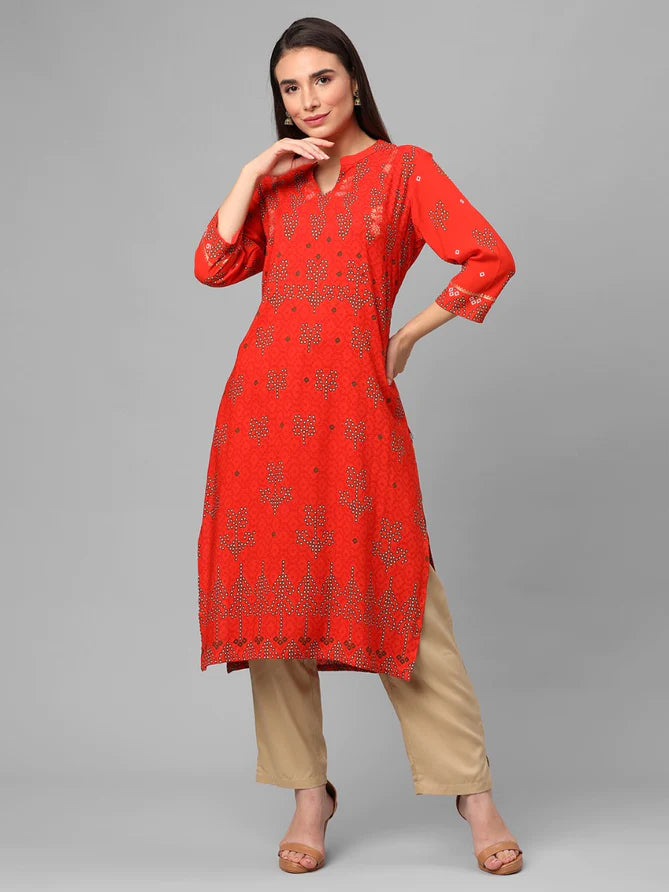 printed kurta for women