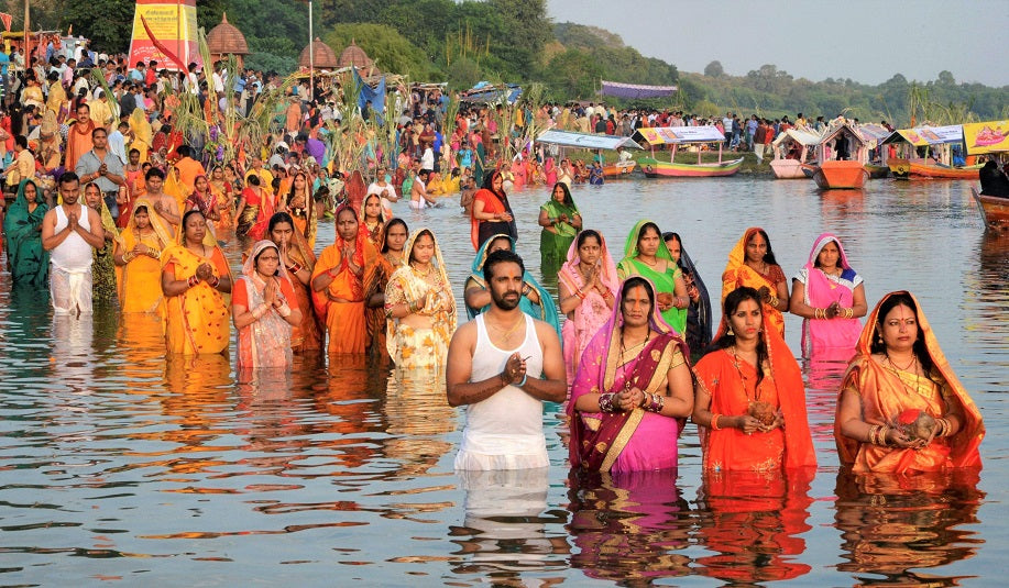 traditional chhath puja