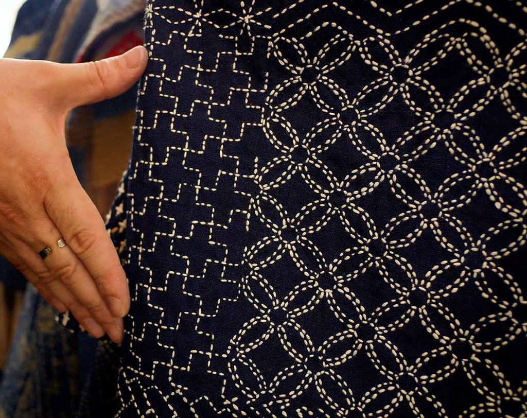 Japan sashiko embroidery