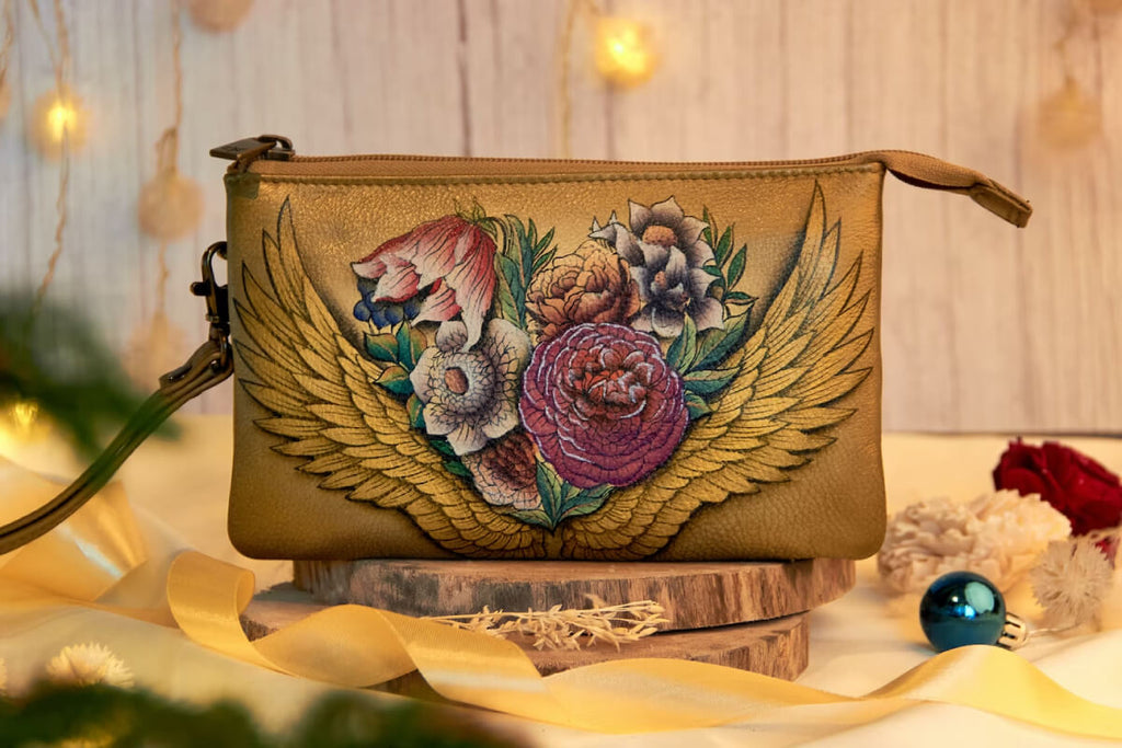 embroidered bags