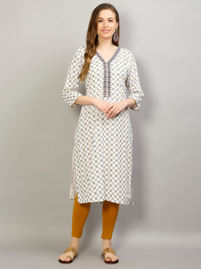 flowy white Kurta