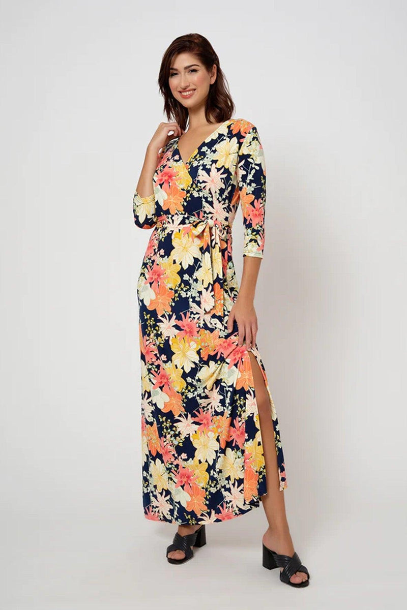 Perfect Wrap Maxi Dress in Ginkgo – Style Theory SG
