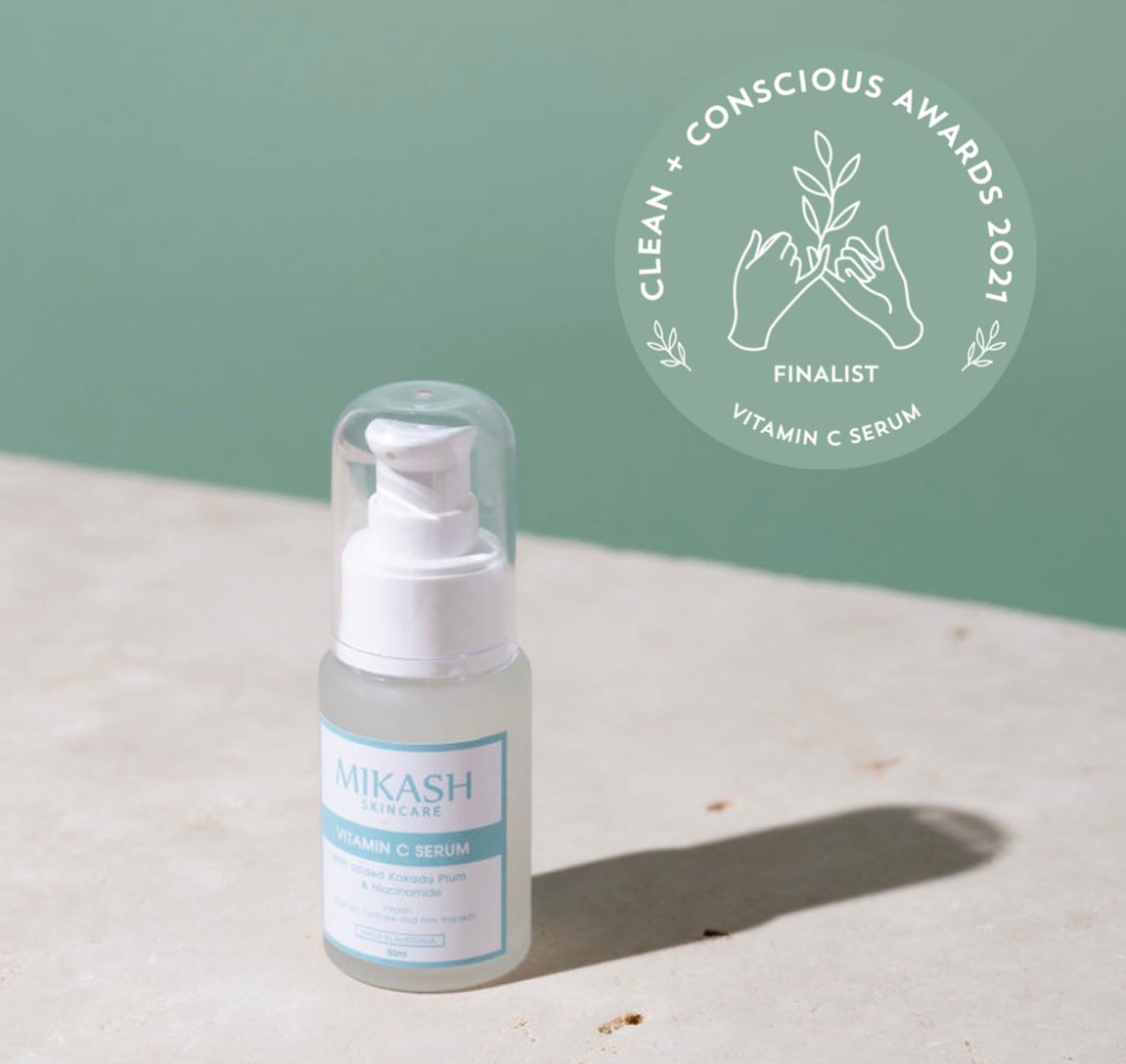 Award winning Melbourne based natural skincare brand Mikash – vitamin C serum