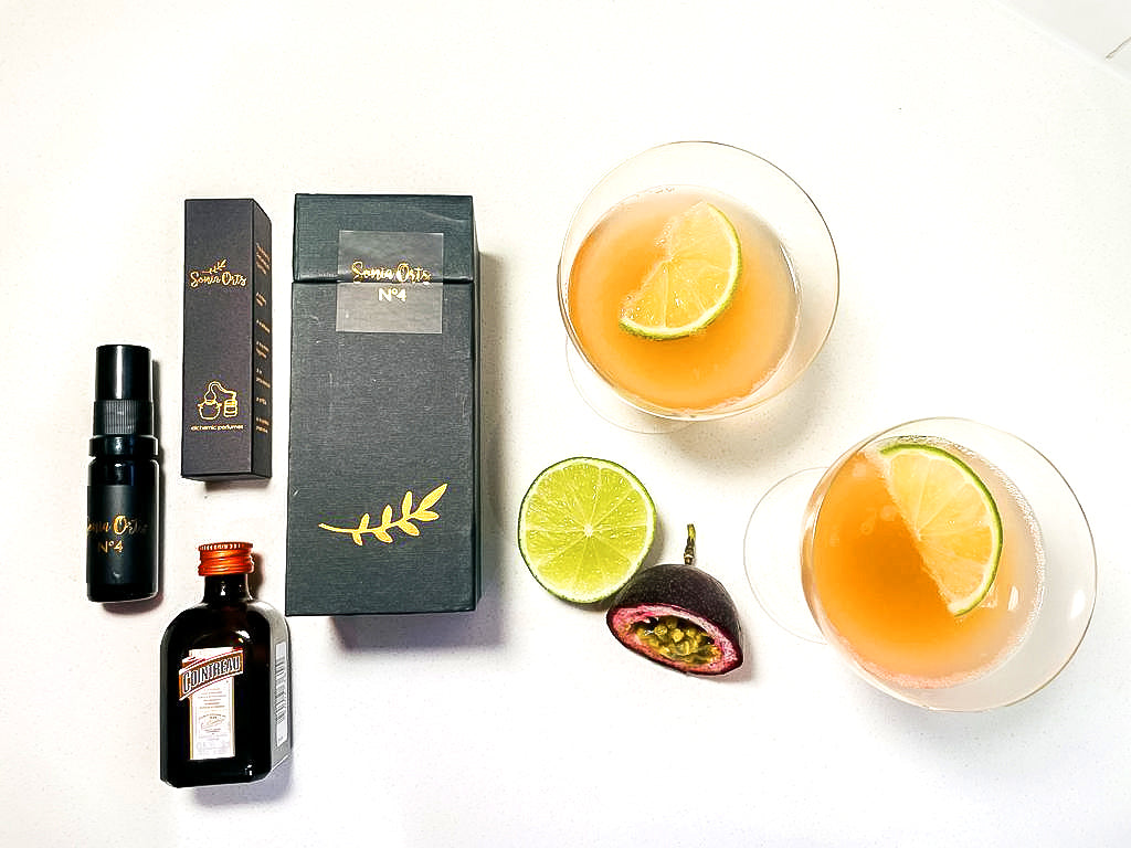 Passionfruit Bellini and Sonia Orts No. 4 natural perfume