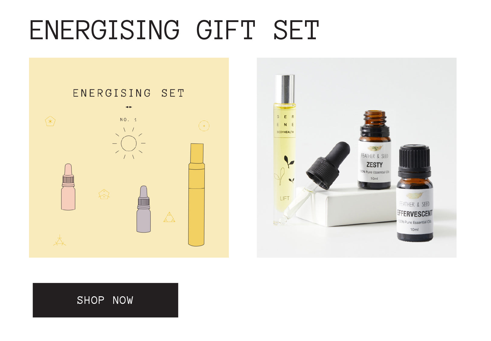 Energising gift sets for Valentines Day