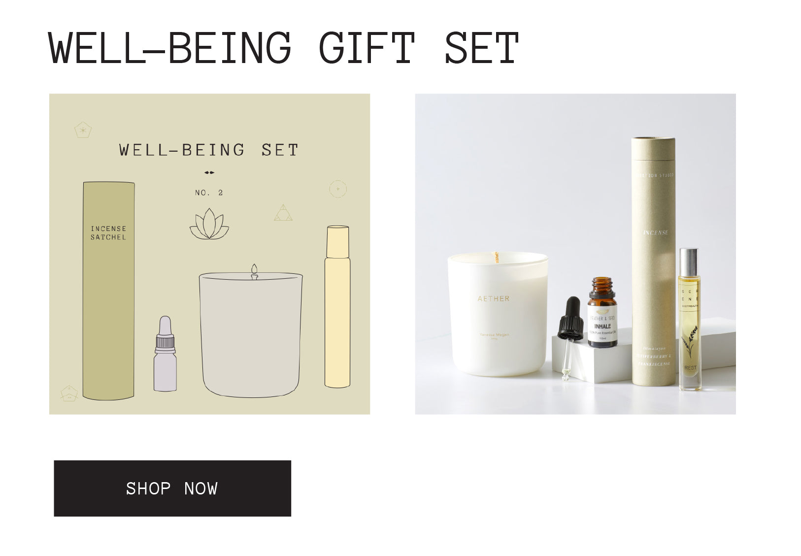 Well-being gift set for Valentines Day