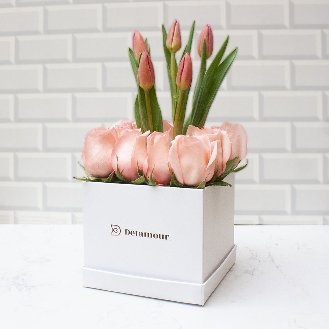 Petit box - Rosas y Tulipanes – Detamour