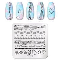 Nail Art Templates Stamping Plate Design