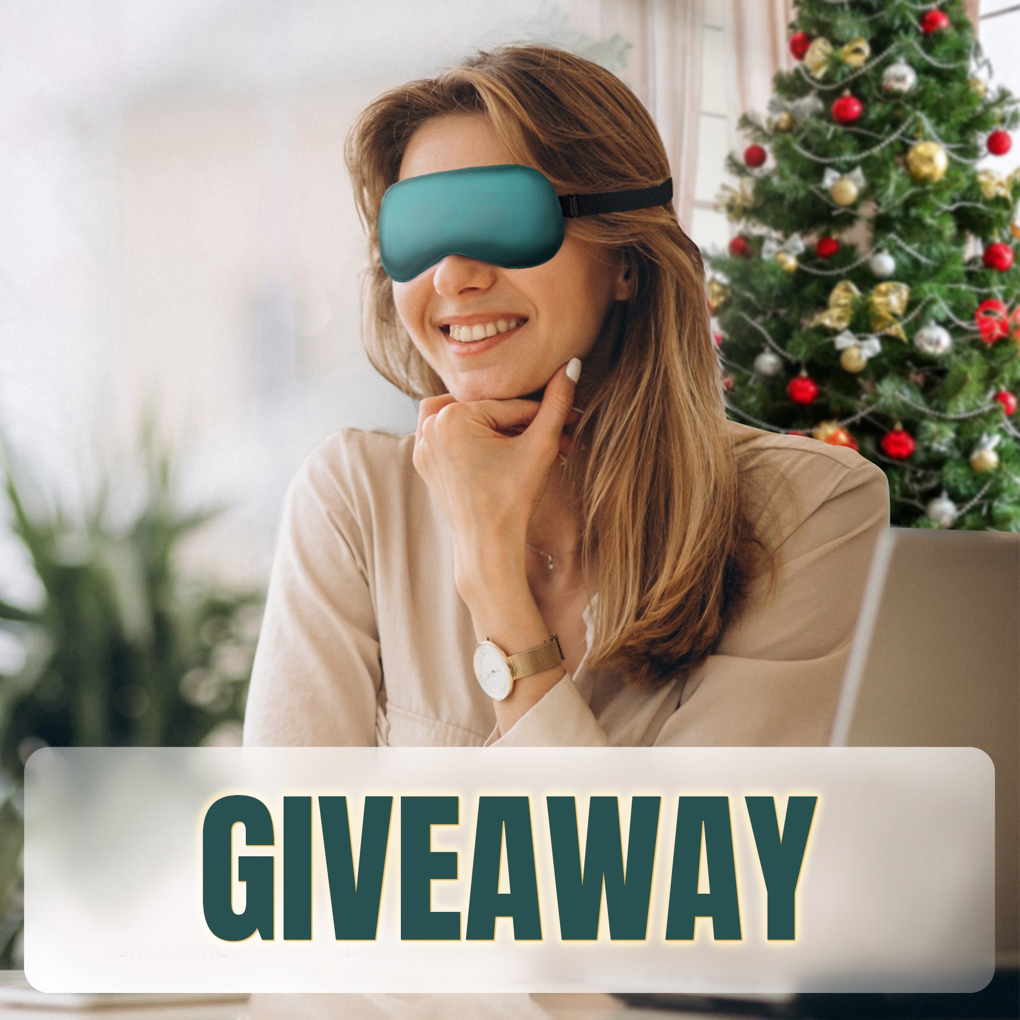 iBooMas Silk Sleeping Heated Eye Mask with Temperature Timer Control for Blepharitis （Giveaway for IT-9777)）