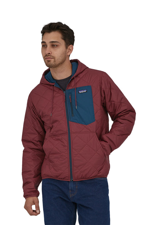 Patagonia Diamond Quilted Insulated Bomber Hoodie - Men's