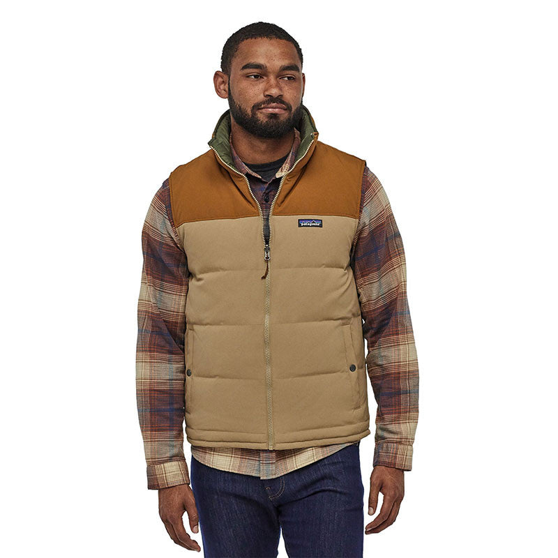 Patagonia Reversible Bivy Down Vest - Mojave Khaki