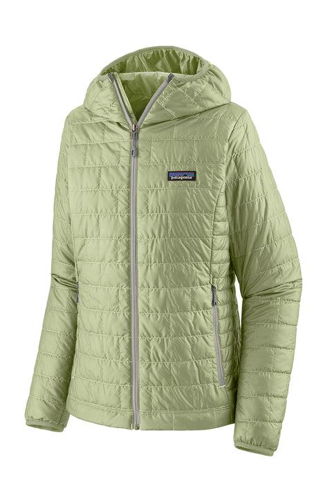 picknick Groene achtergrond Luchtpost Patagonia Women's Nano Puff Hooded Jacket - Friend Green | Moment Surf Co.  – Moment Surf Company