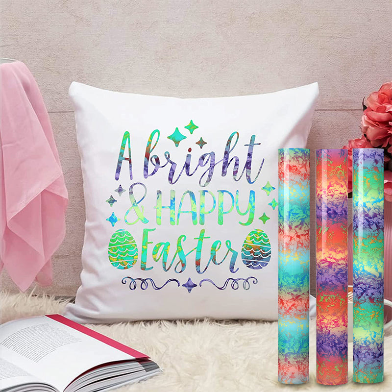 Texture Rainbow Heat Transfer Vinyl – Ahijoy