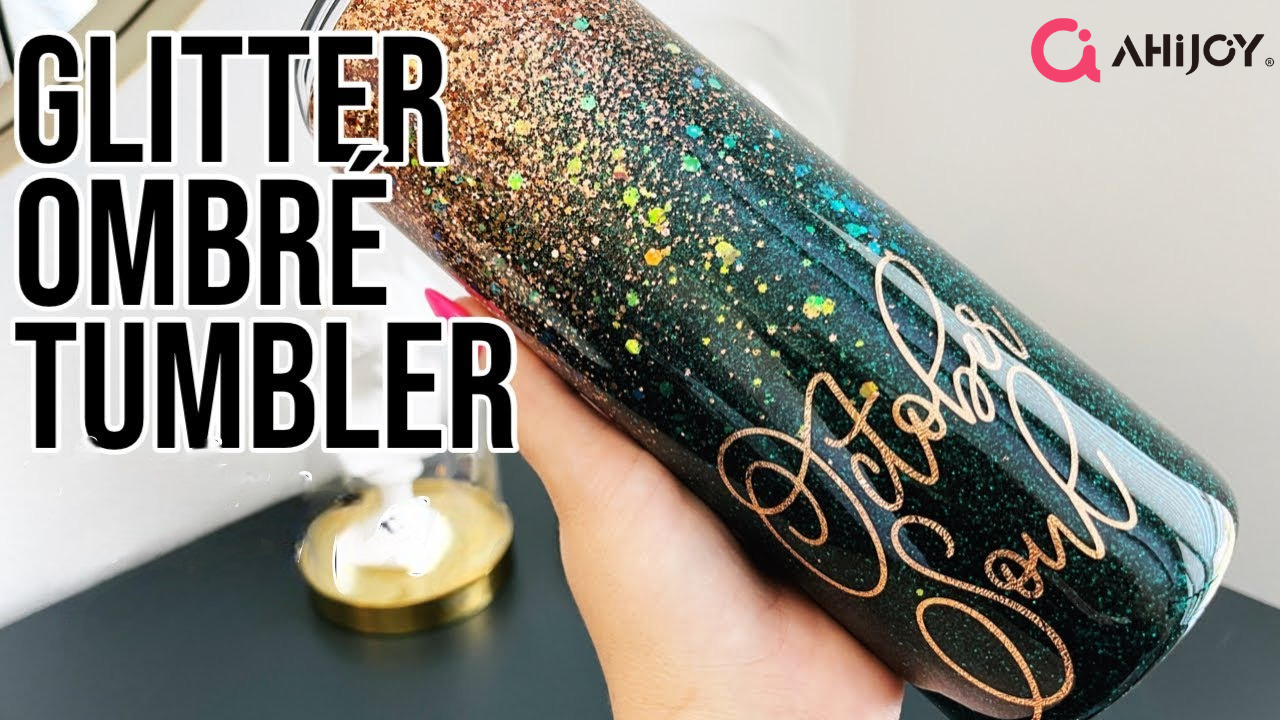 How to Make Glitter Tumblers with Epoxy for Beginners - Silhouette