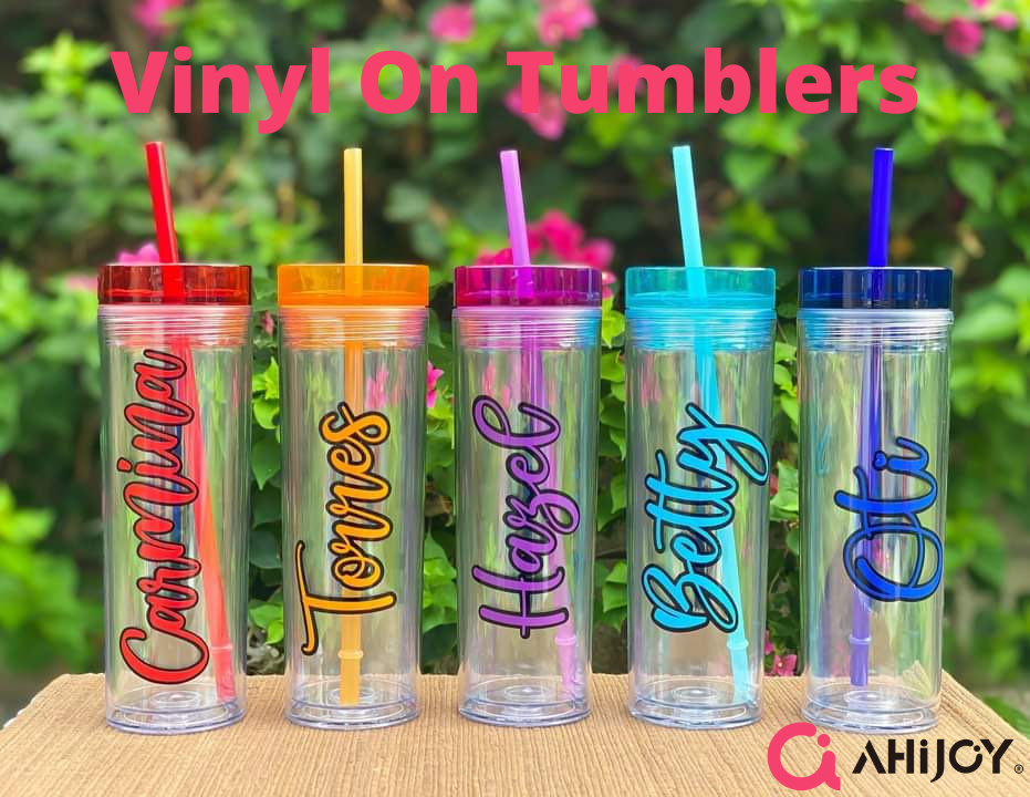 How To Seal Vinyl On Tumblers With Epoxy