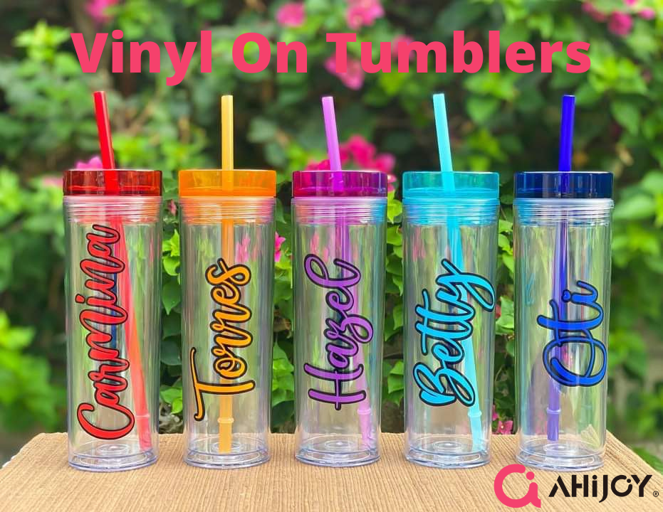 Multi Glitter Handle Tumbler