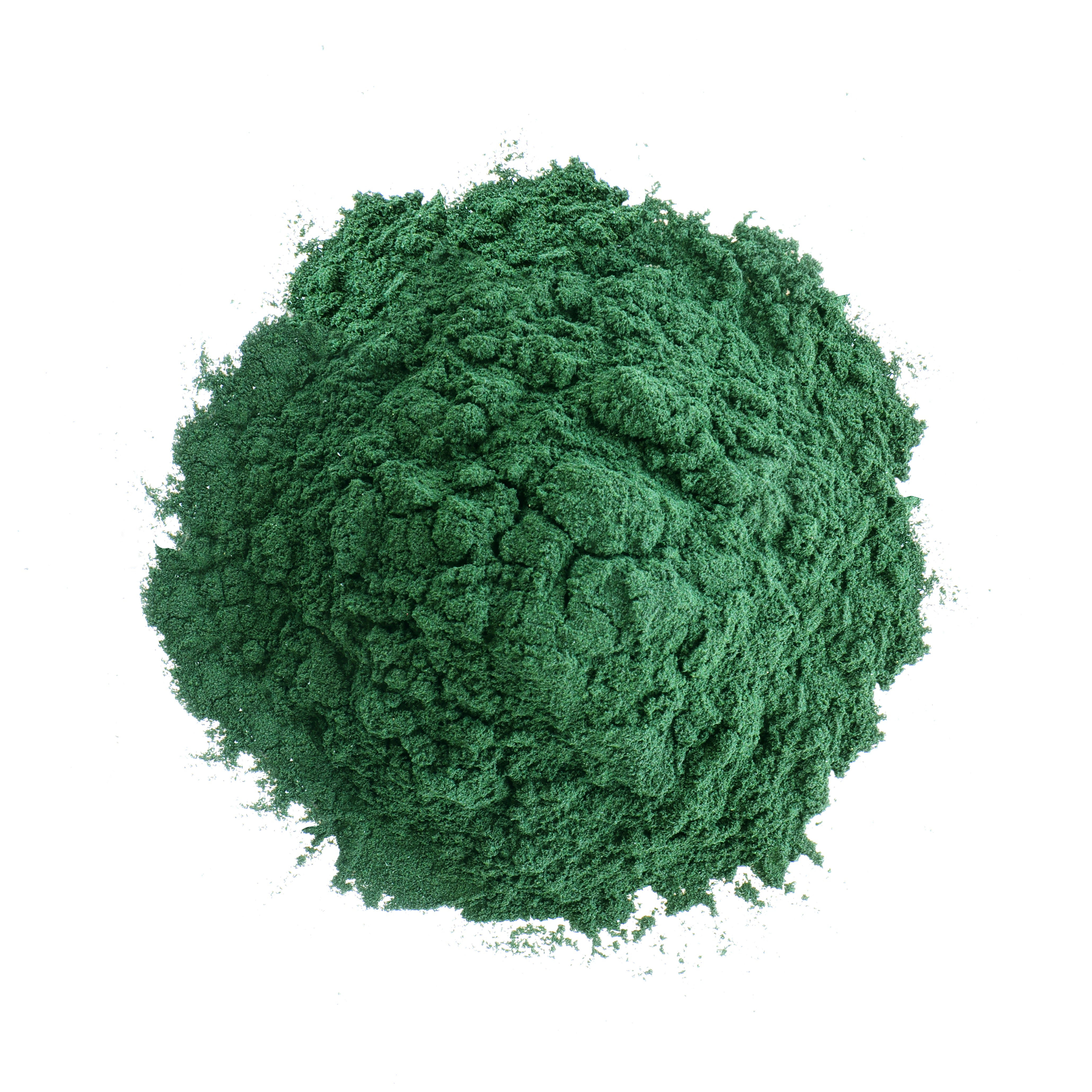 Close-up of a spirulina pile