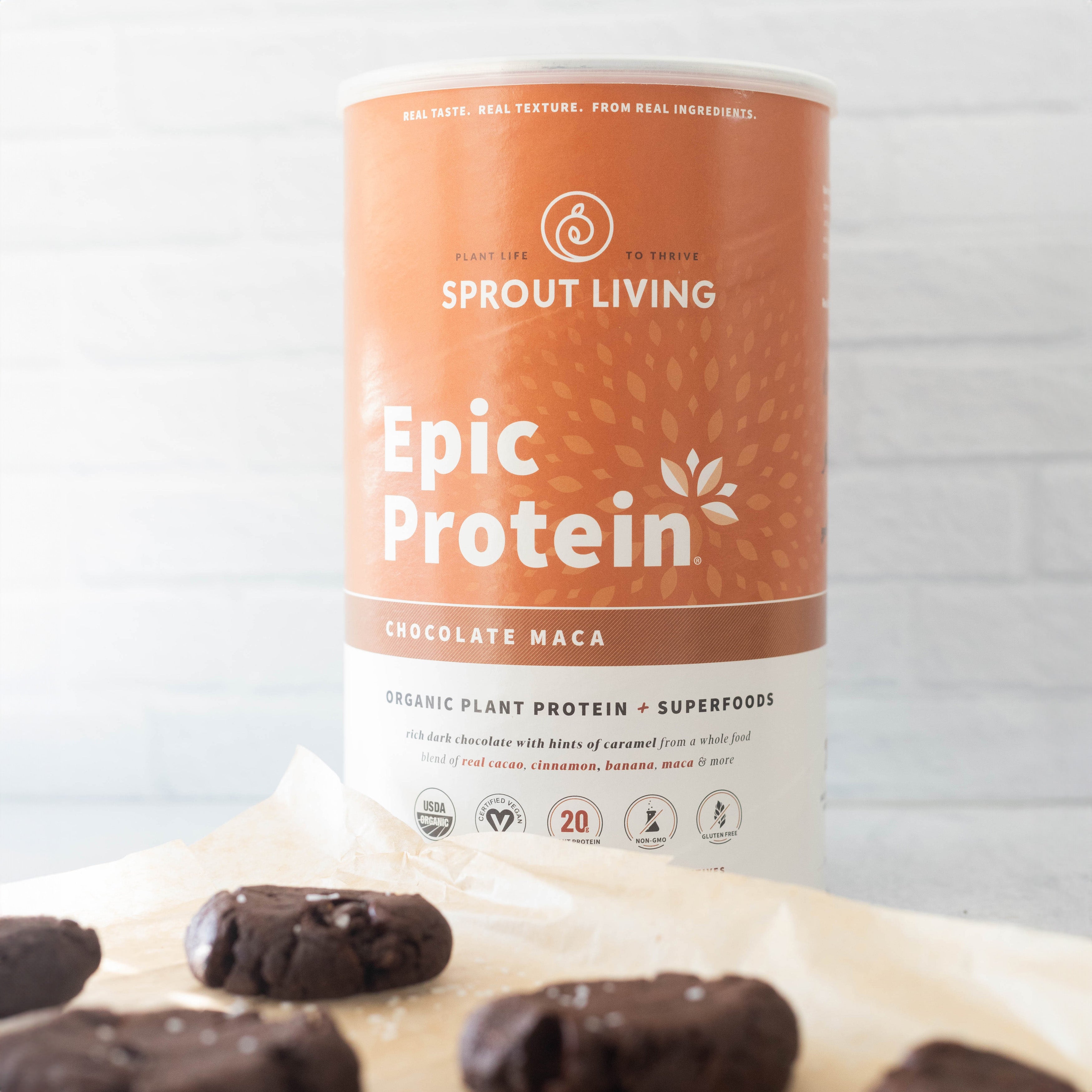 Epic Protein Chocolate Maca and Cookies