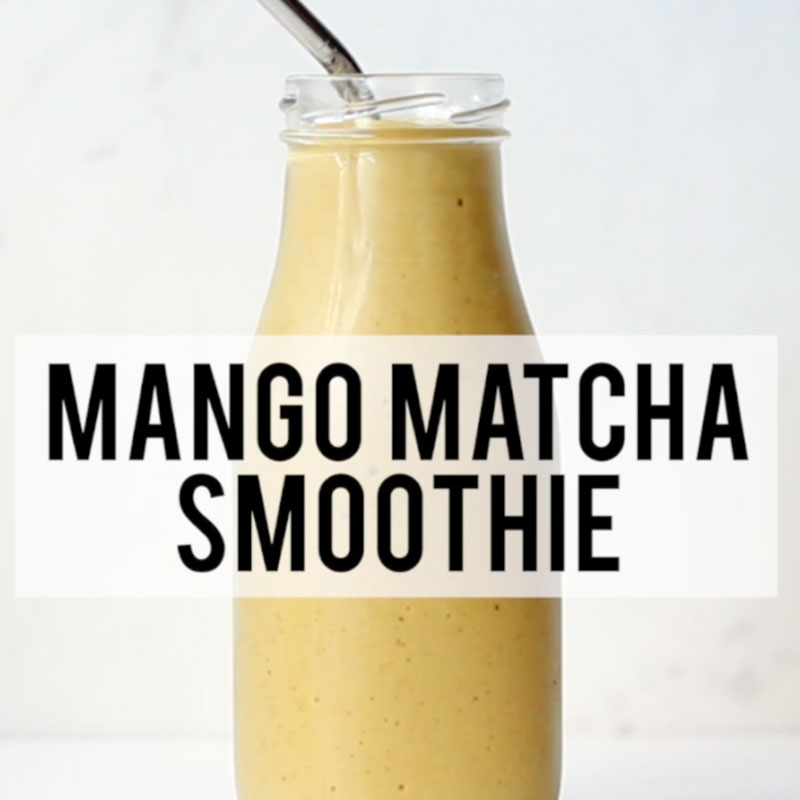 Mango Matcha Smoothie