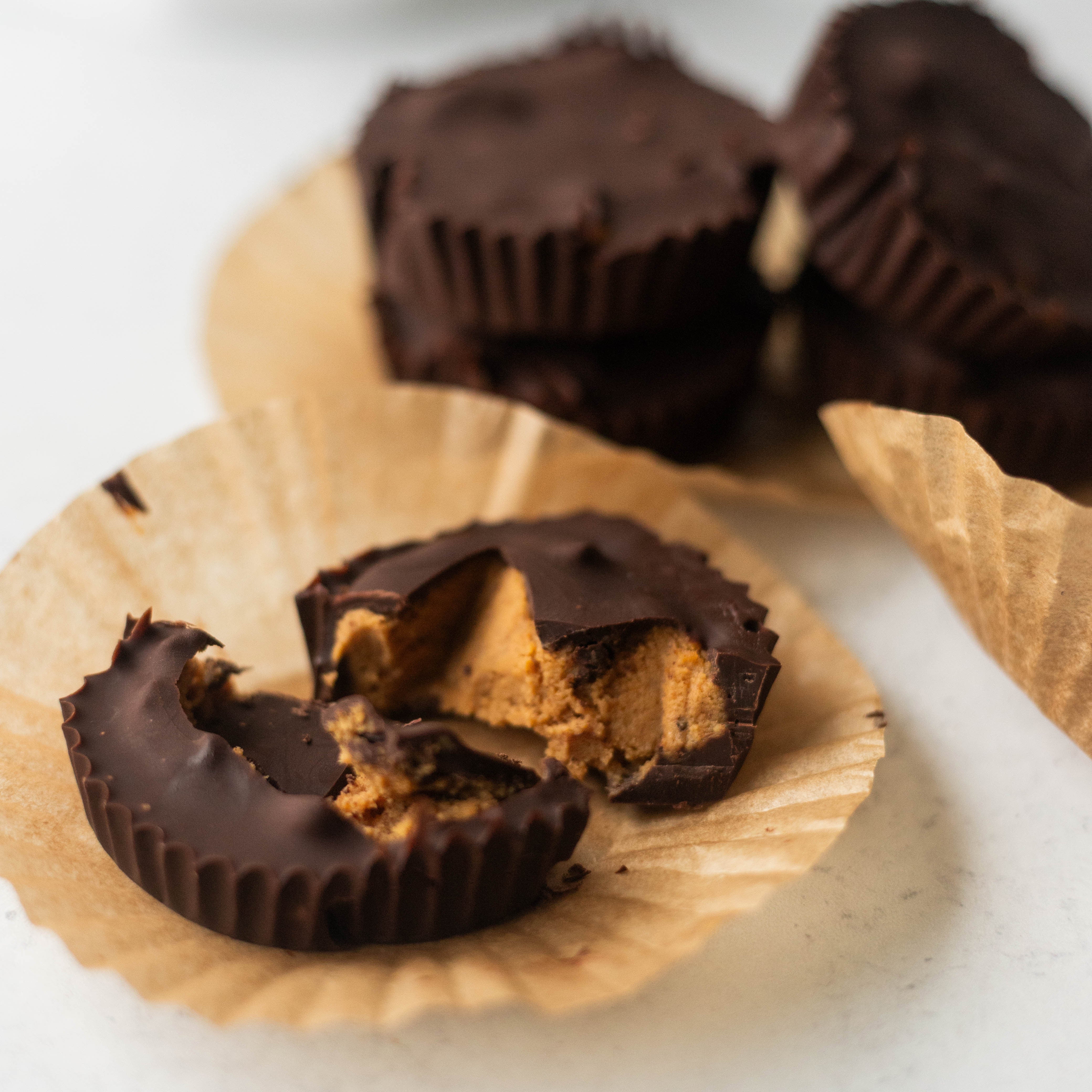 Protein Chocolate Cups in Wrapper