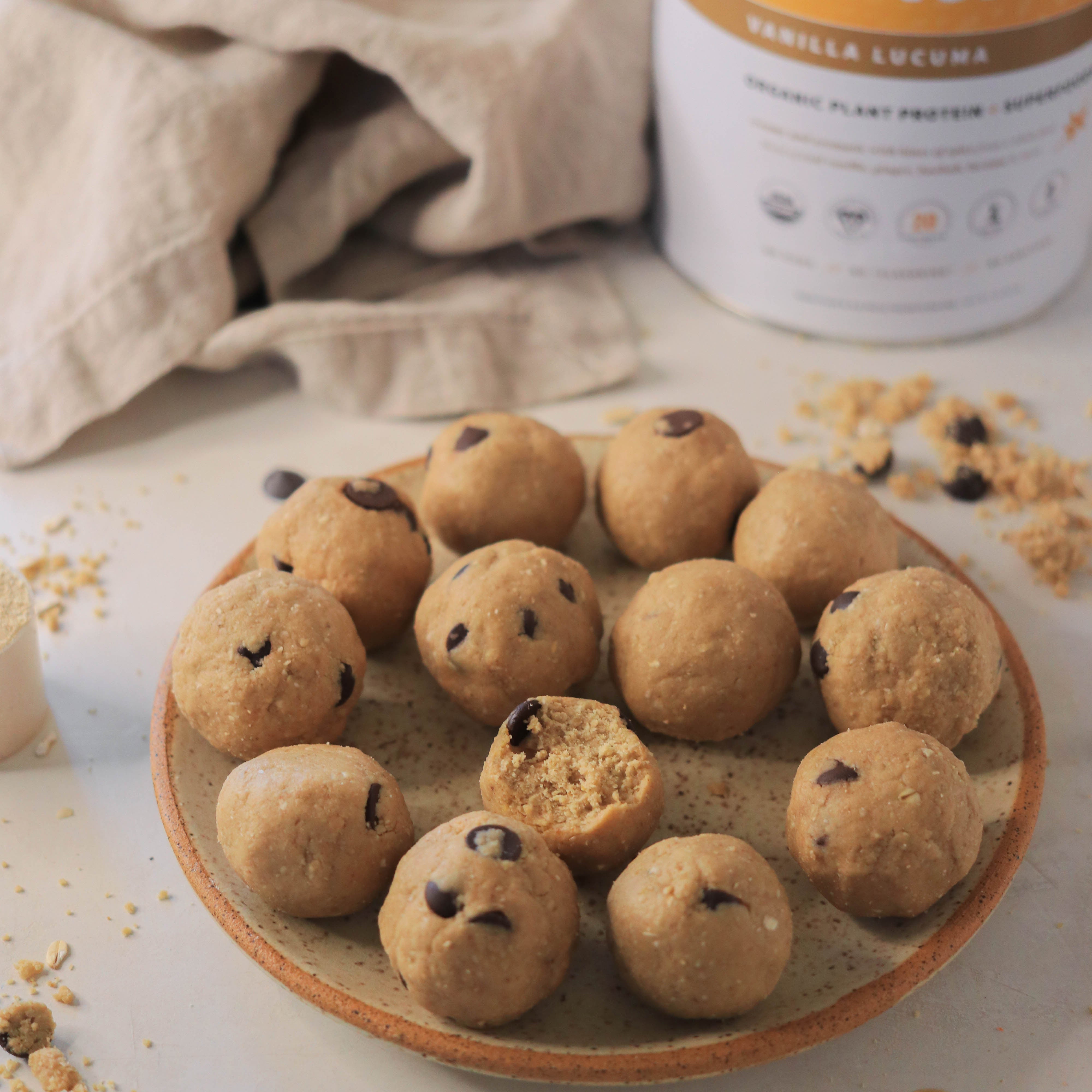 cookie dough bliss balls