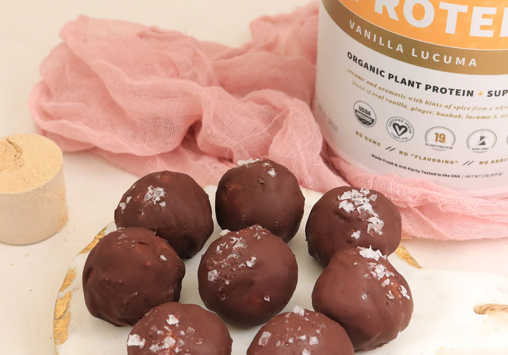 Chocolate Covered Protein Truffles