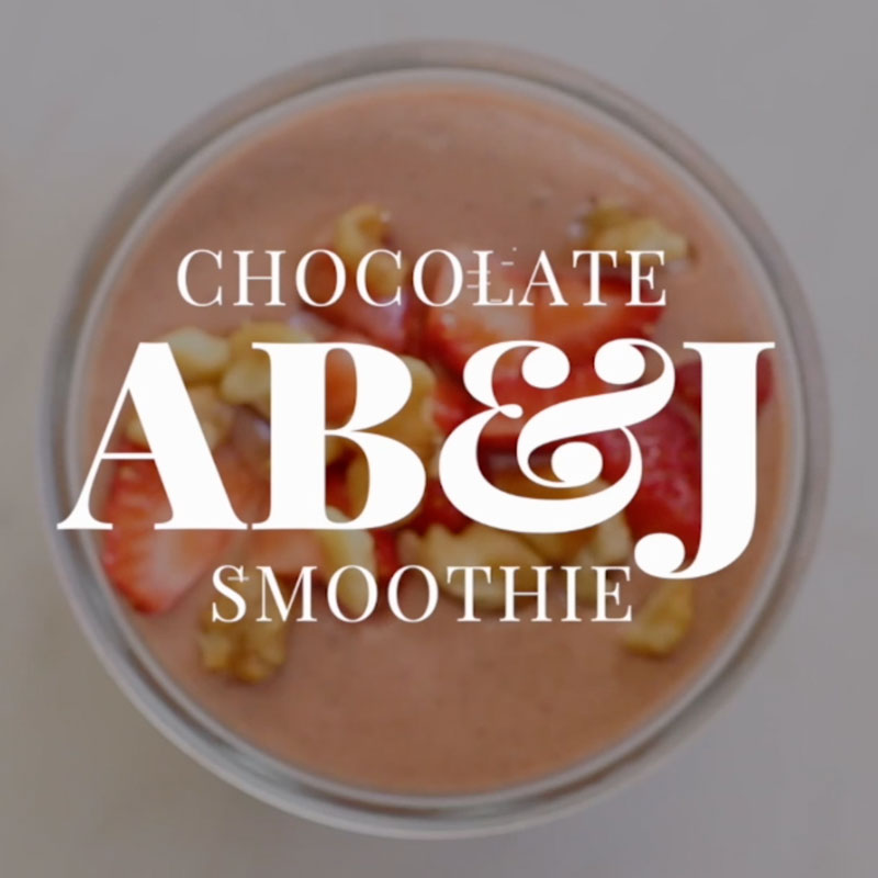 Chocolate AB&J Smoothie