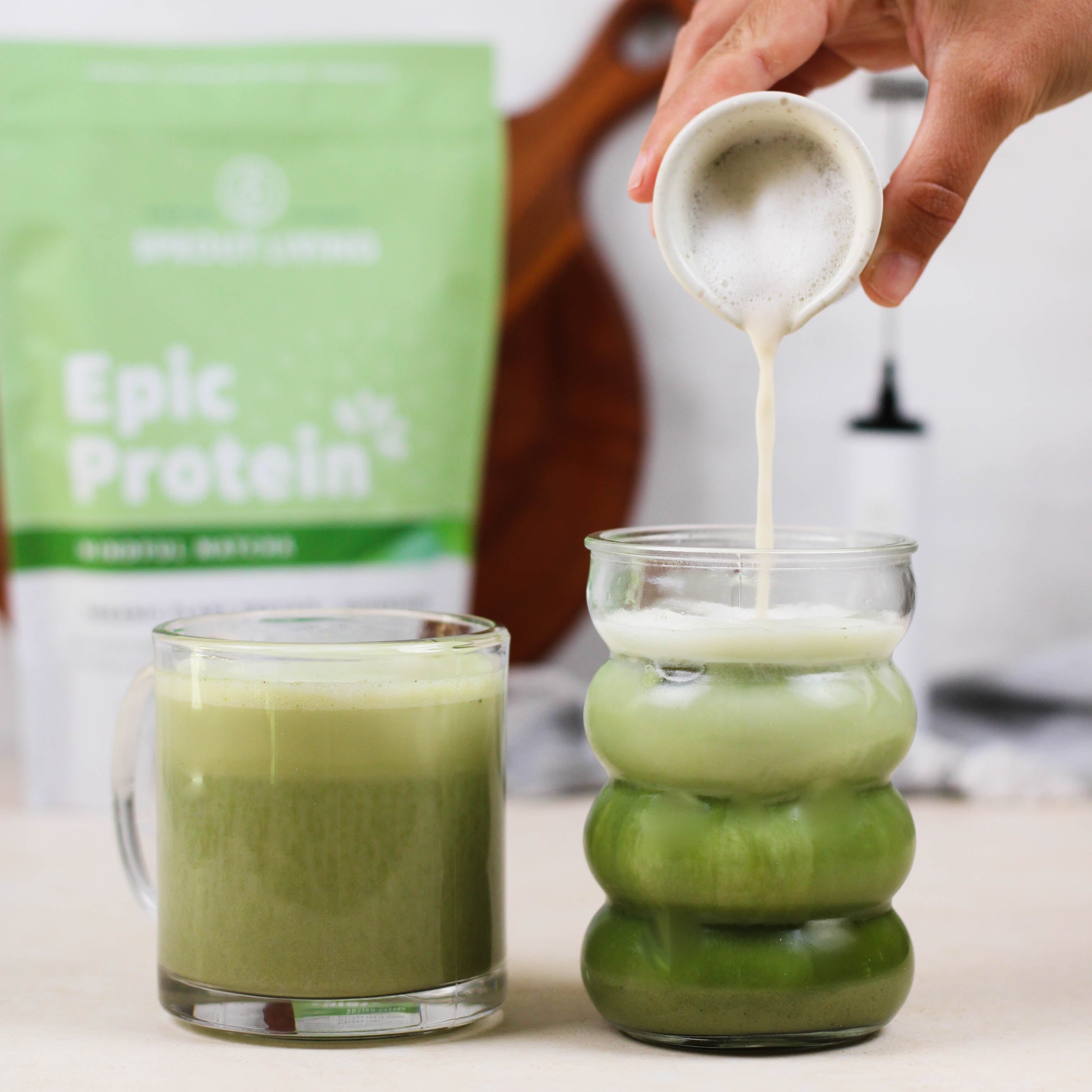 Epic Protein Mindful Matcha and Lattes