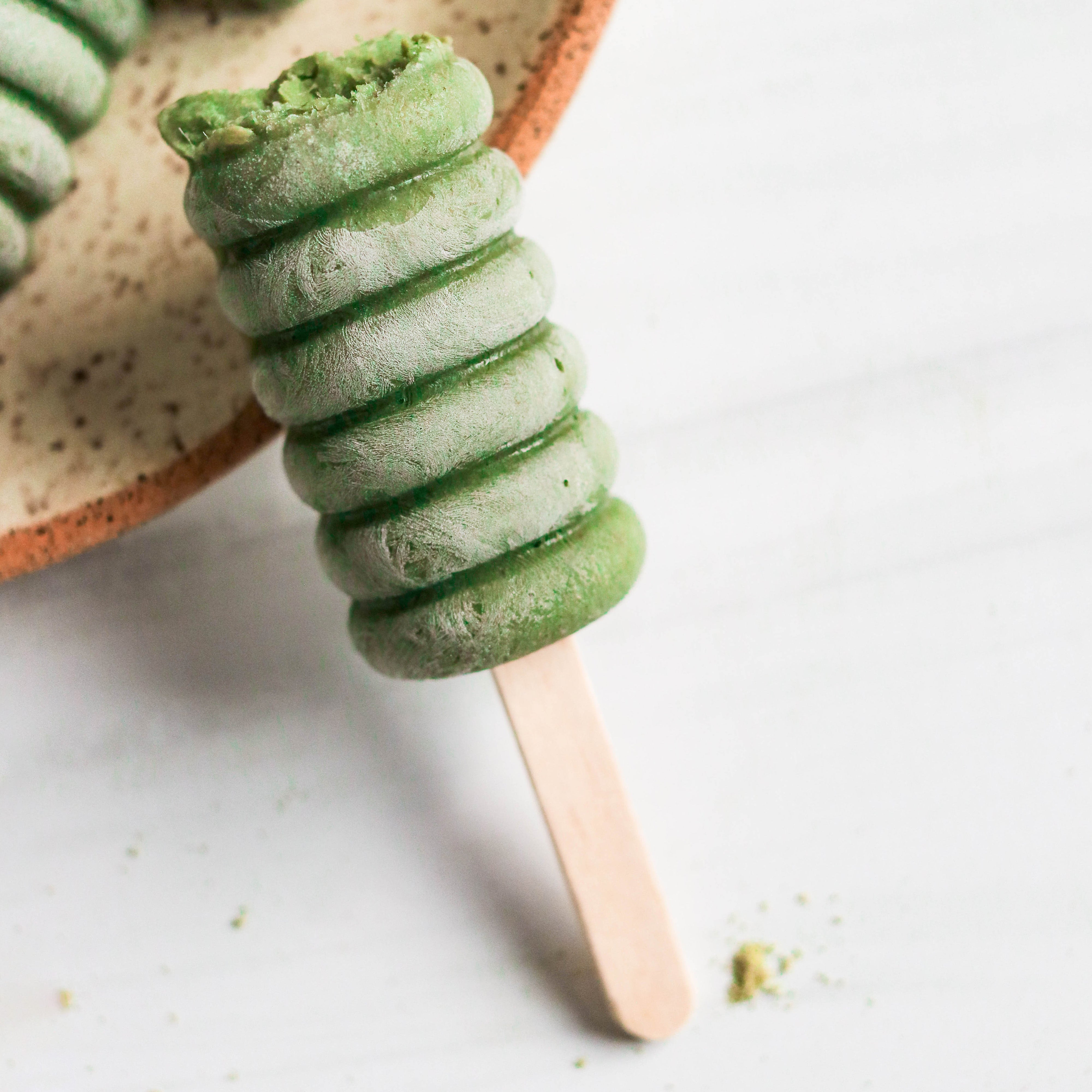 green tropical popsicle