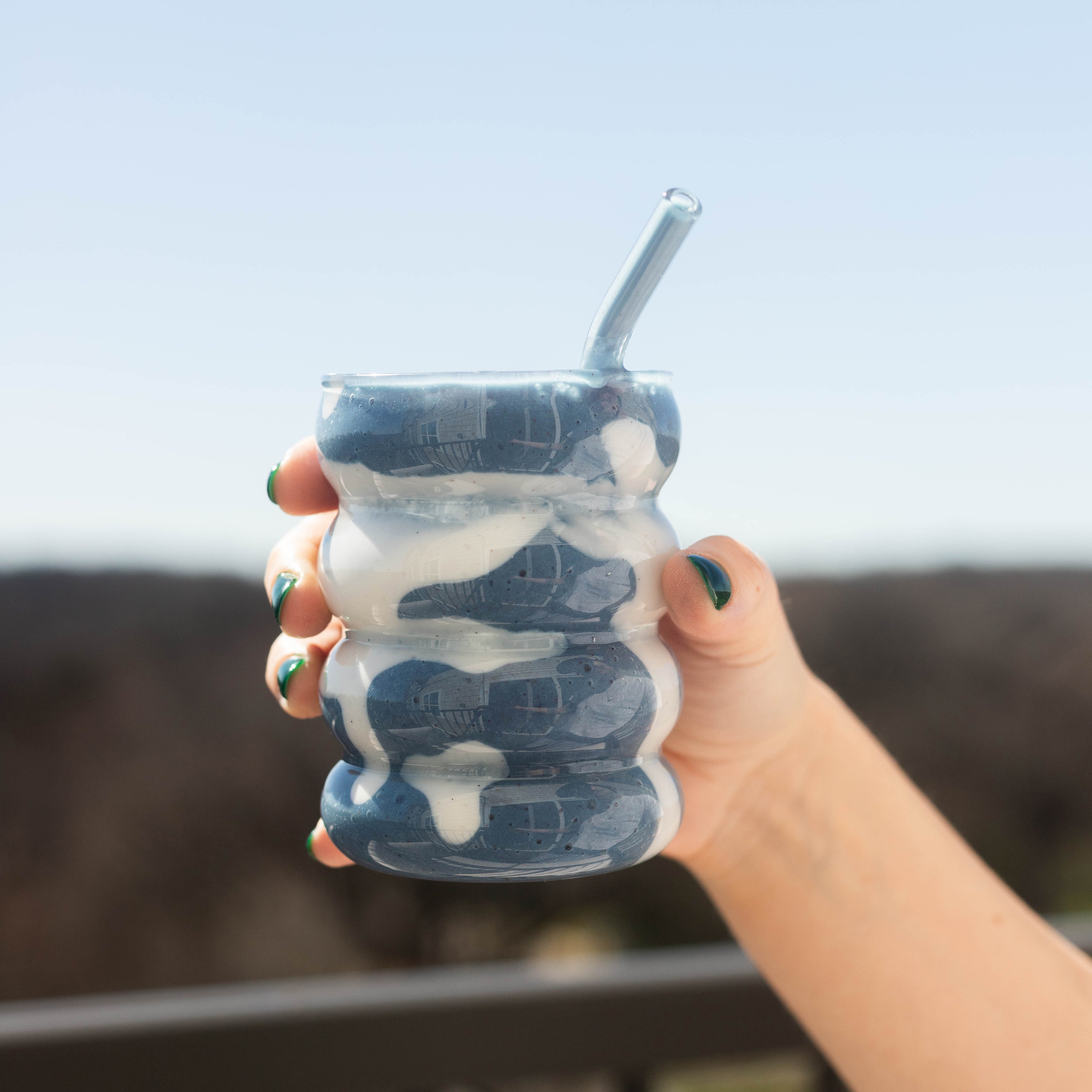 Blue Cloud Smoothie Outside