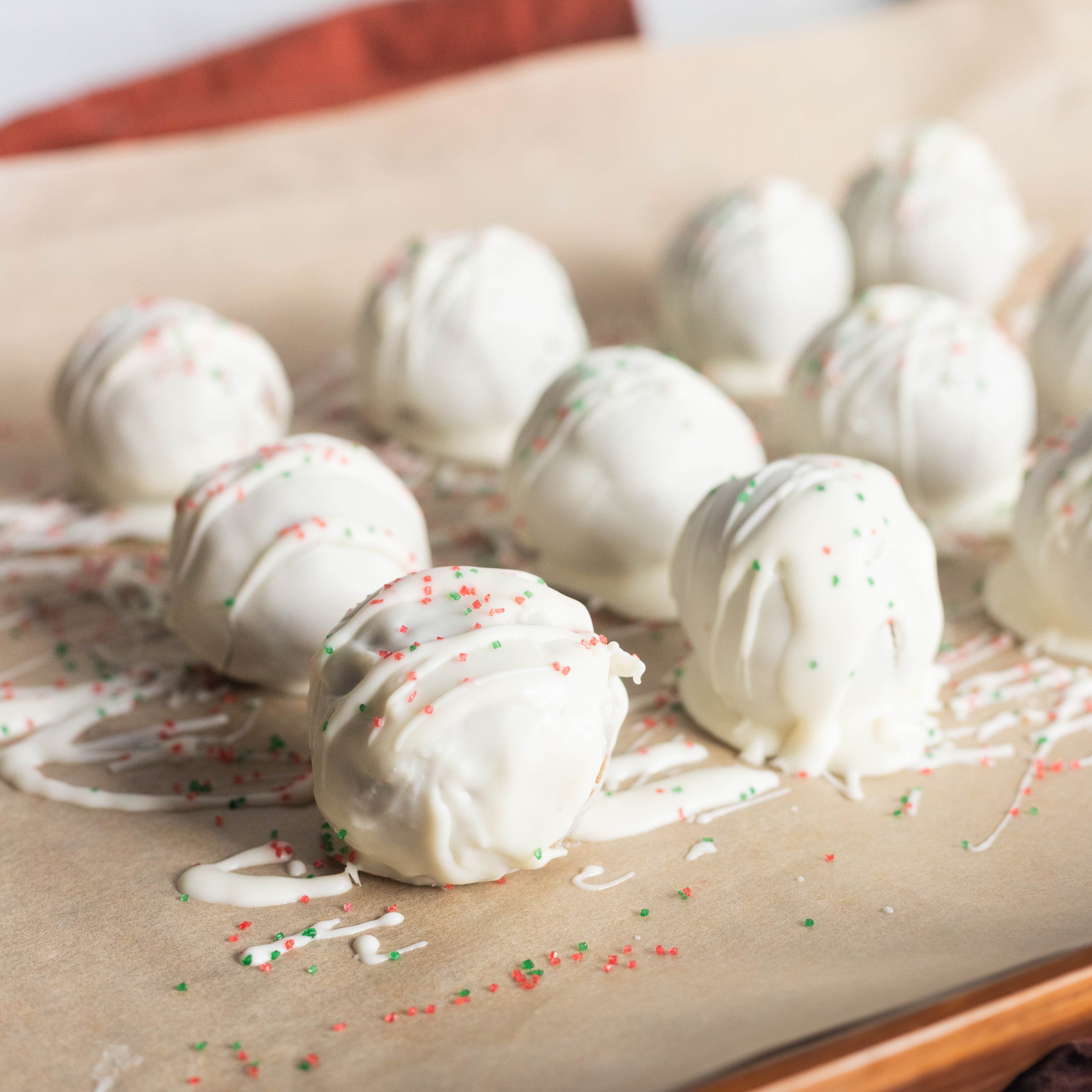 Protein Packed White Chocolate Truffles