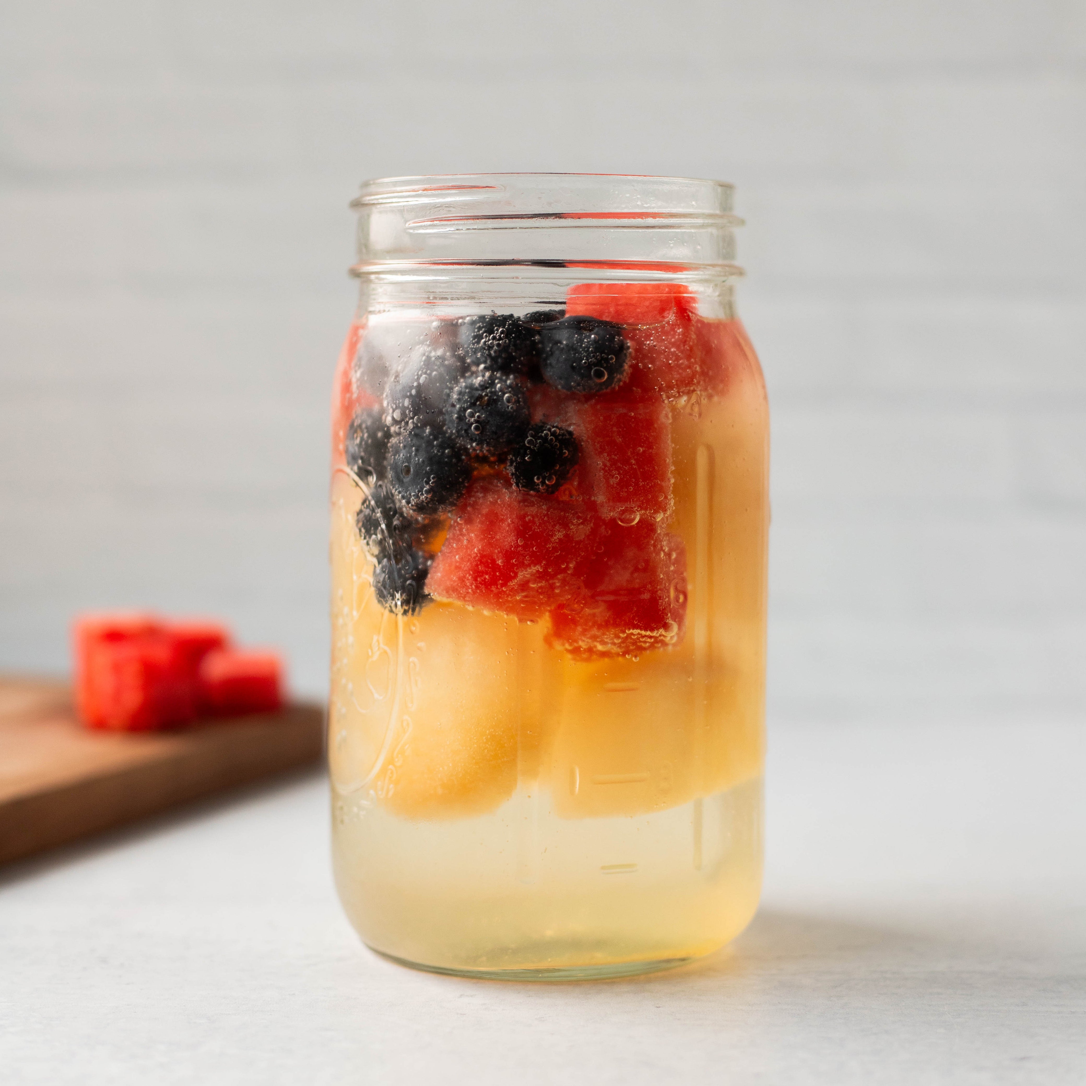 Watermelon Refresher Drink In Glass