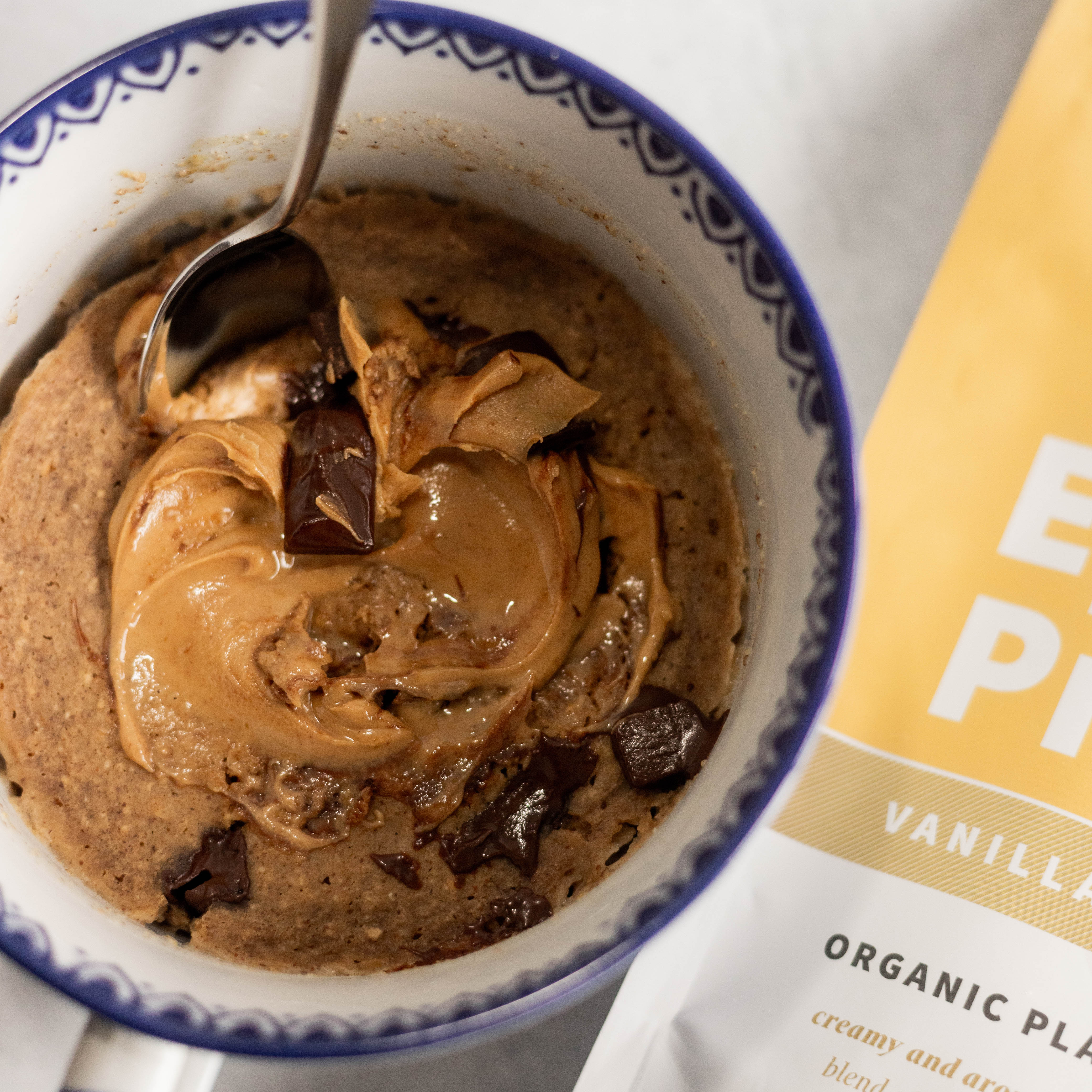 Healthy Peanut Butter Mug Cake