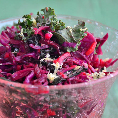 Superfood Lemon Kale Beet Salad