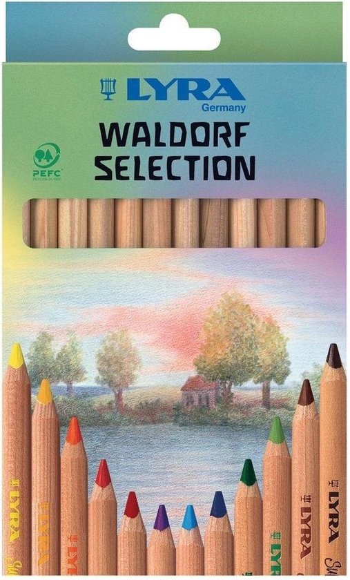 Graan tiener Bewijs Lyra 12 potloden Waldorf selection – K-Deetje