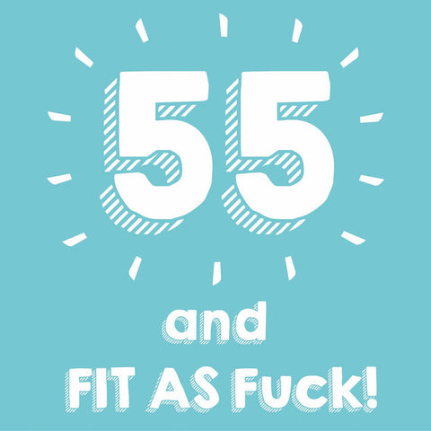 Fit as fuck birthday card