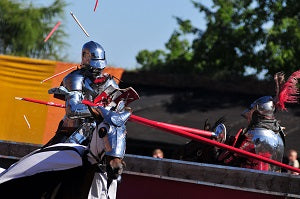 Jousting displays