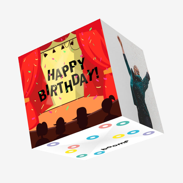 Musical Theatre Happy Birthday Confetti-exploding Greetings Card – Boomf