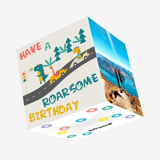 Roarsome Dinosaur Three Today Birthday – Parcel of Love