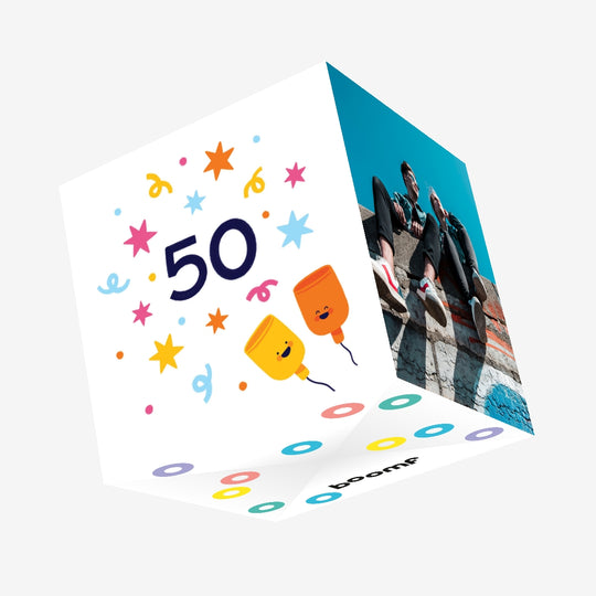 50th BIRTHDAY CARD, FULL OF AMAZING LIFE FACTS – BeeSpoke Cards