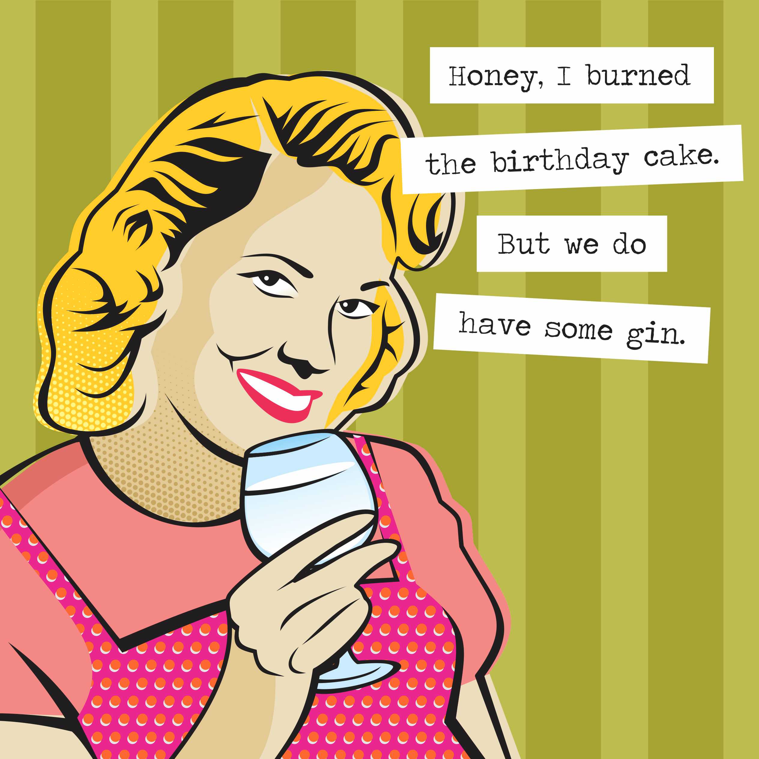 We Have Some Gin Happy Birthday Card | Boomf