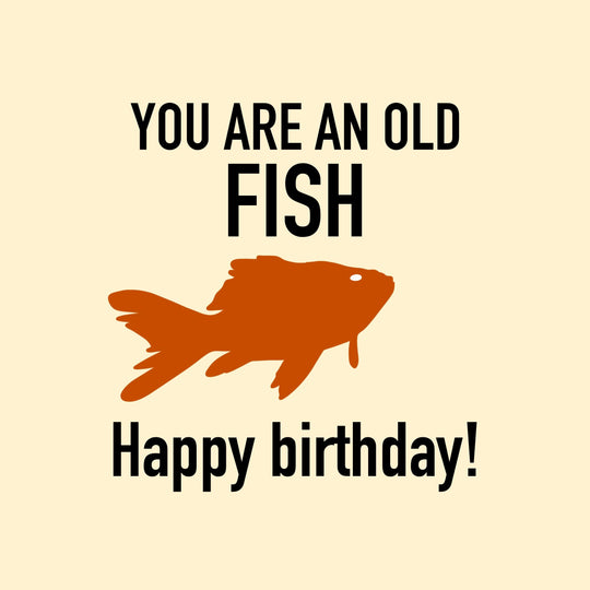 Funny Fishing Birthday Cards