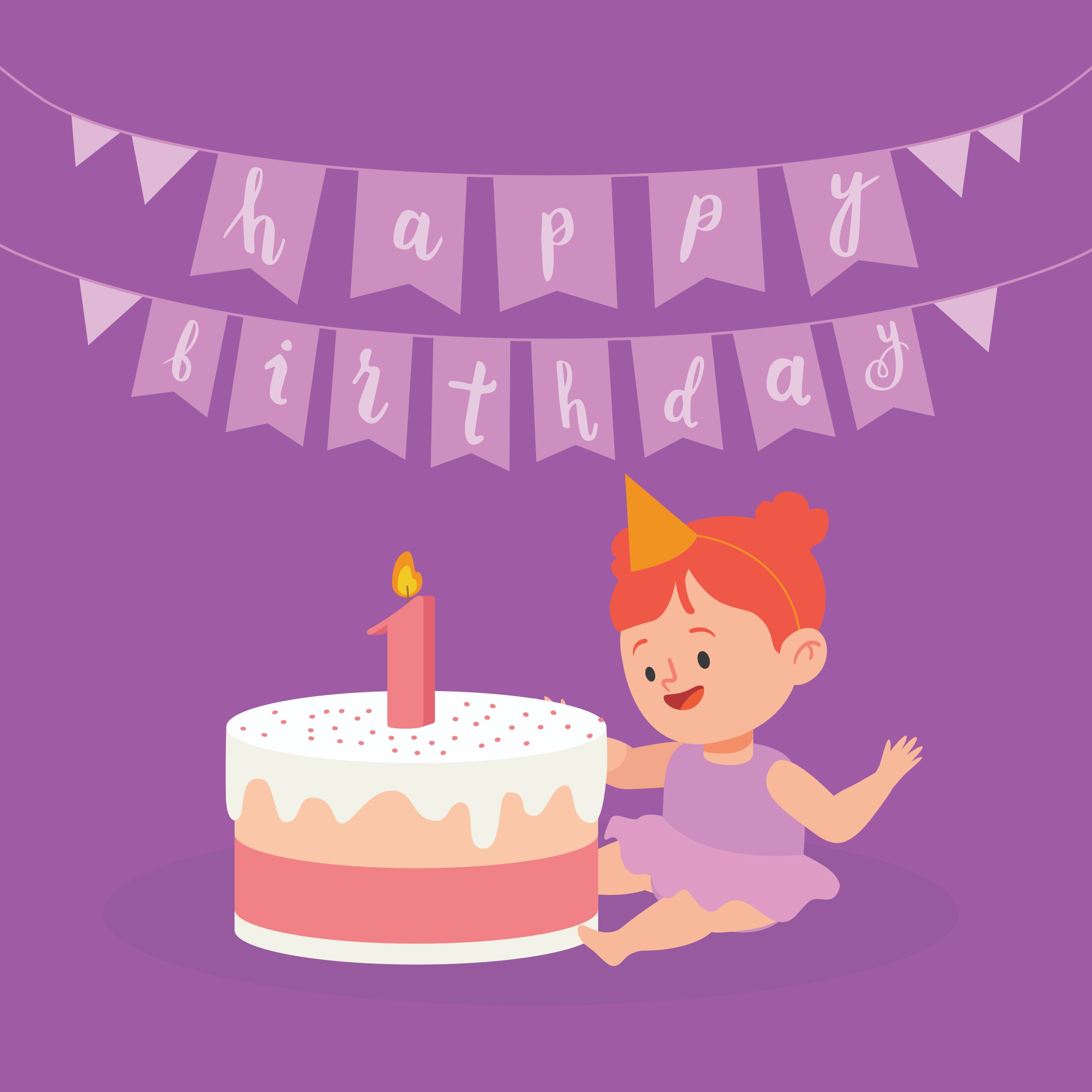 little-girl-happy-1st-birthday-card-boomf