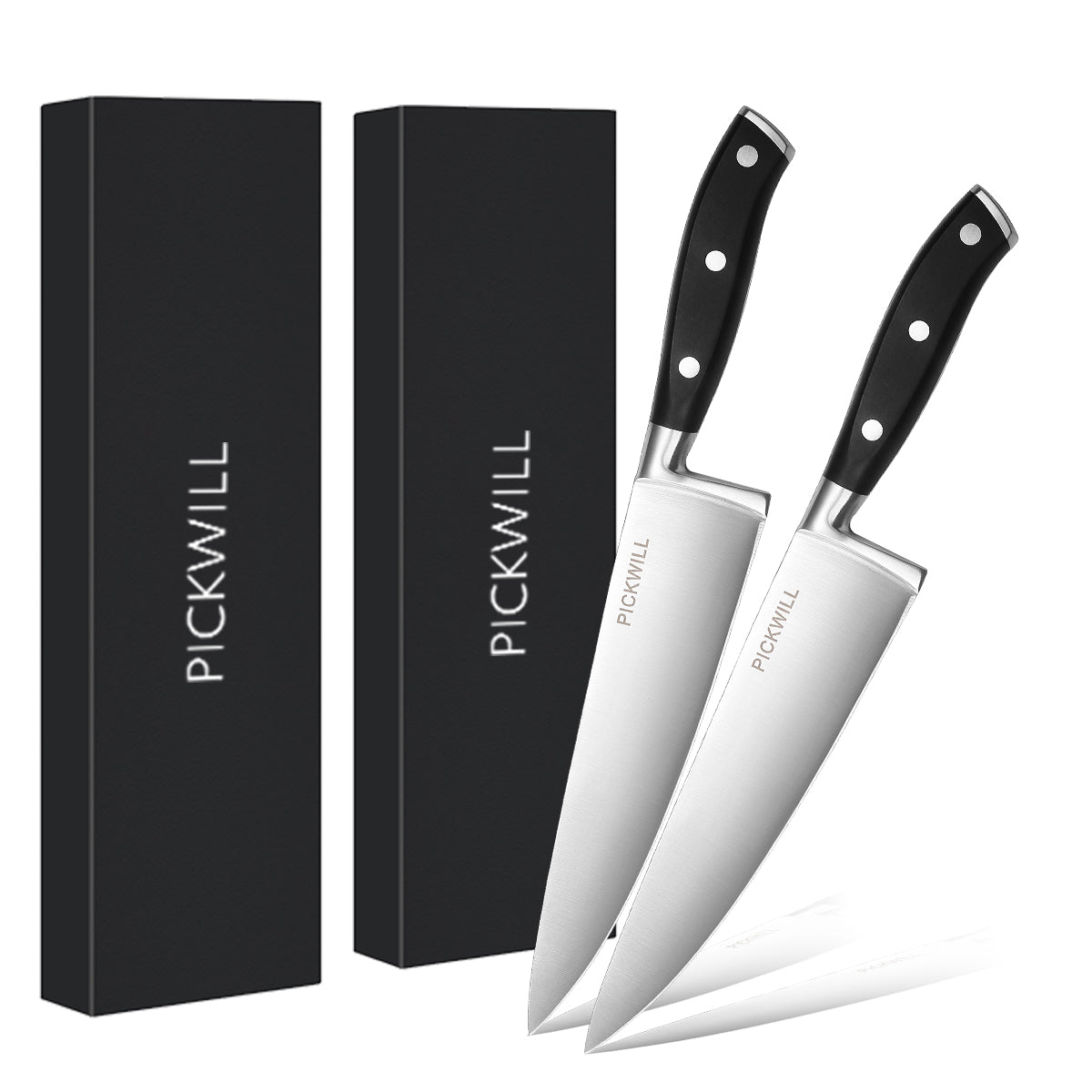 Paudin HS3 Hammered Pattern Premium 5Cr15Mov Chef Knives Set – Paudin Store