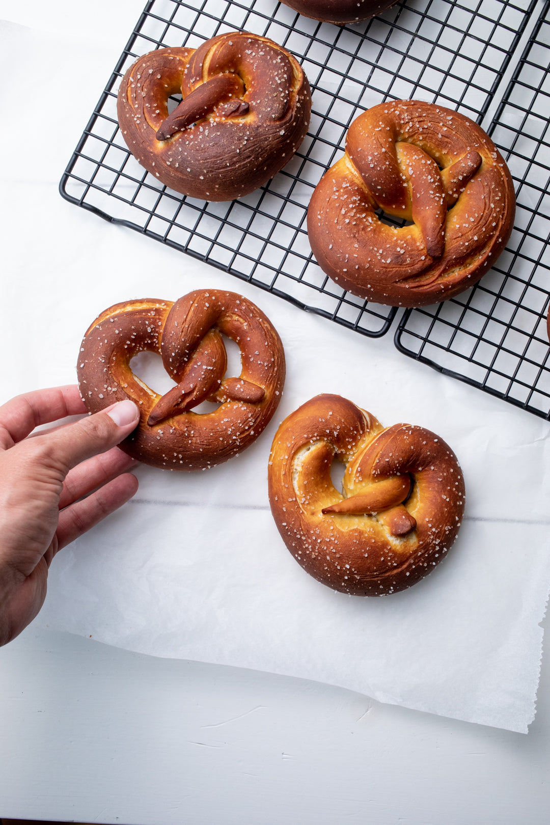 Laugenbrezel Butterbrezel Salzbrezel Brezel