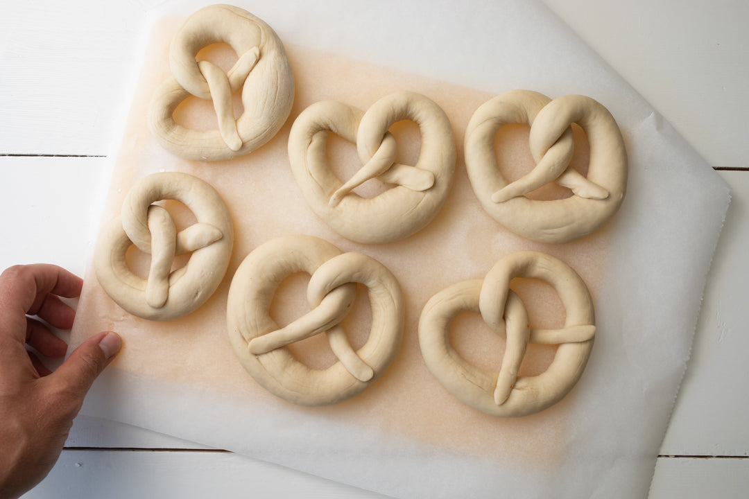 Salzbrezel richtig formen Brezel