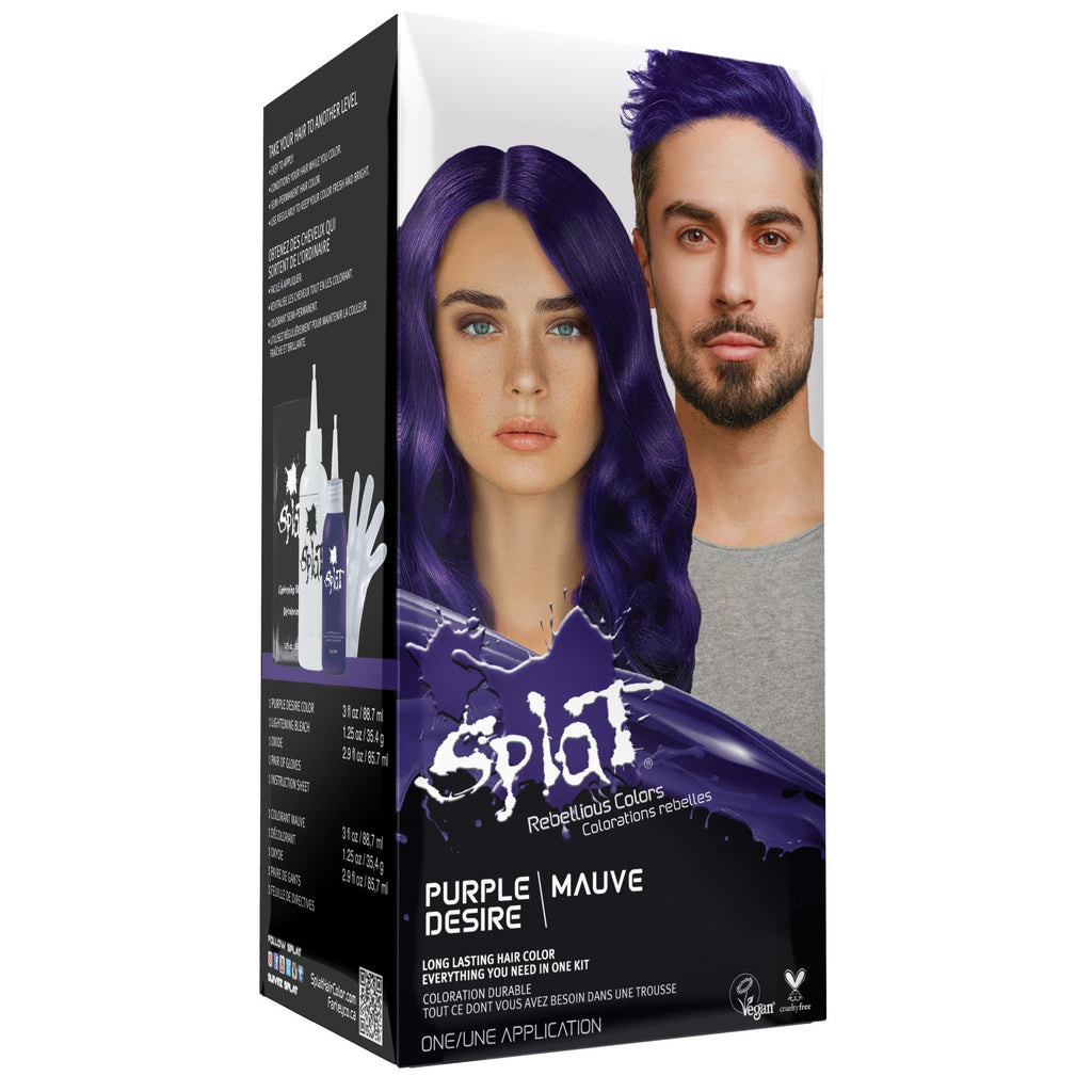 Splat Rebellious Color Semi Permanent At Home Hair Dye Complete Color