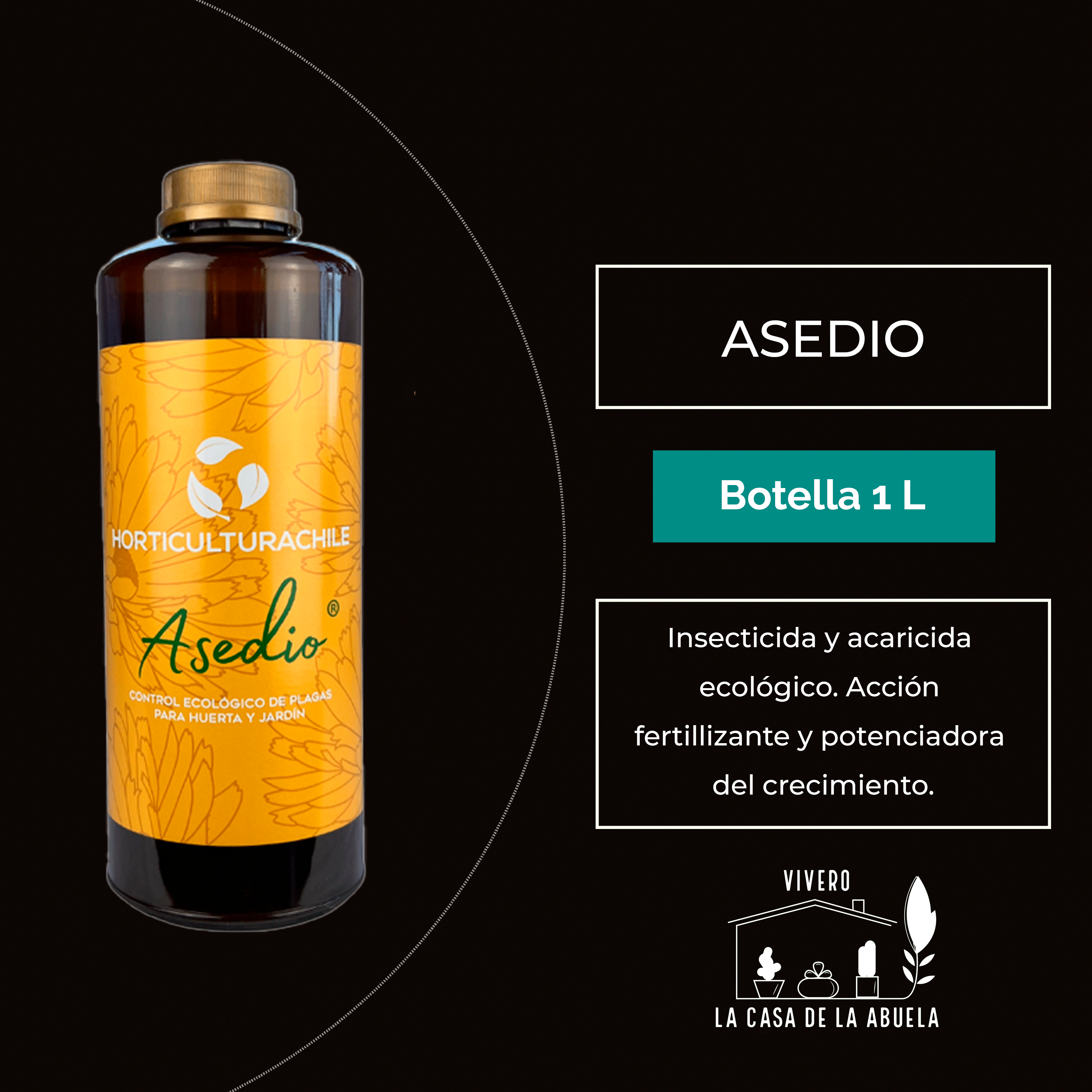 Asedio Jabón Potásico Aceite De Neem Ecológico 1 L Insectici